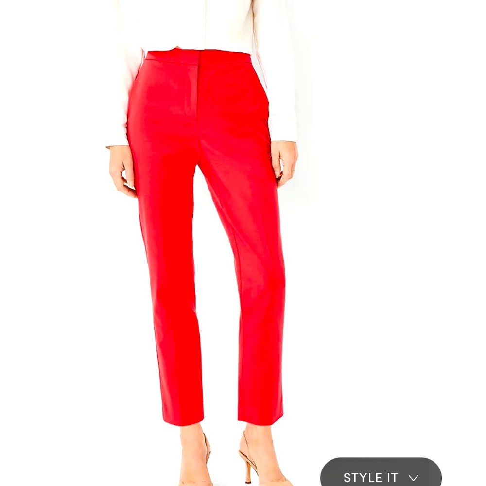 Ann Taylor Red Pants SIGNATURE